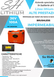 BATTERIA SH LITHIUM 36V 100A NEW 2025
