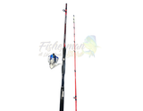 COMBO DA BOLENTINO/SEPPIE/ESCHEVIVE DA BARCA MULINELLO+CANNA bulox silver tiger 200gr