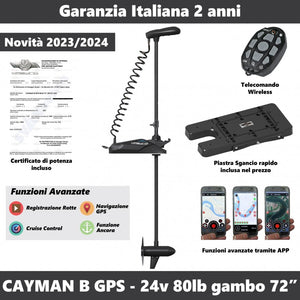 Haswing Cayman-B GPS 80lb gambo 72" - Funzione Ancora Versione 1.6